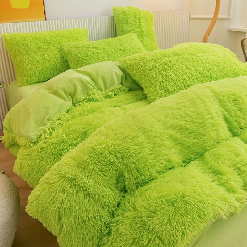 FluffLuxe - Ensemble de housses de couette en peluche