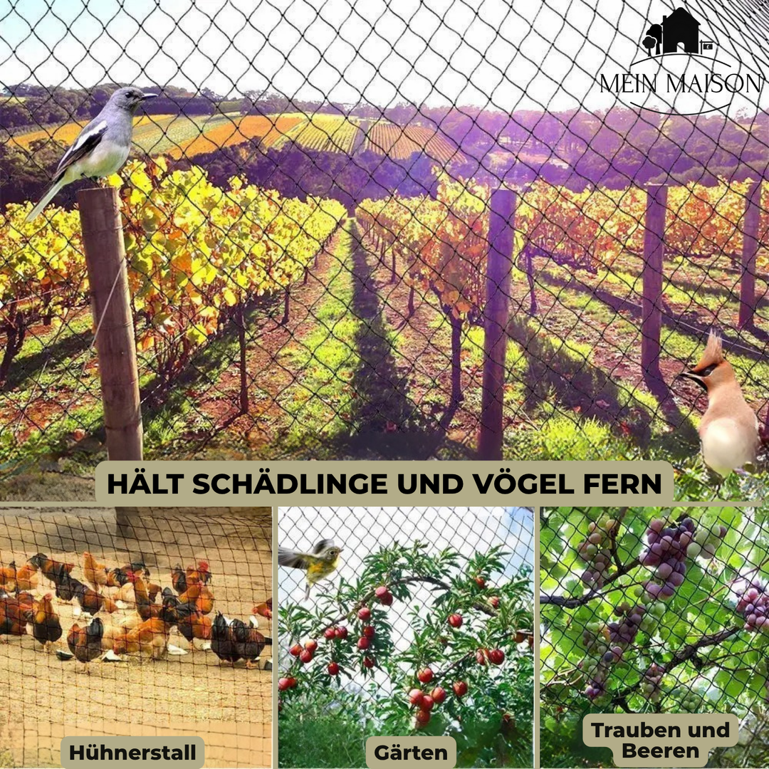 AgriNet Pro Filet de jardin | Résistant aux UV & Anti-déchirure | Protection des plantes polyvalente | Disponible en taille personnalisée