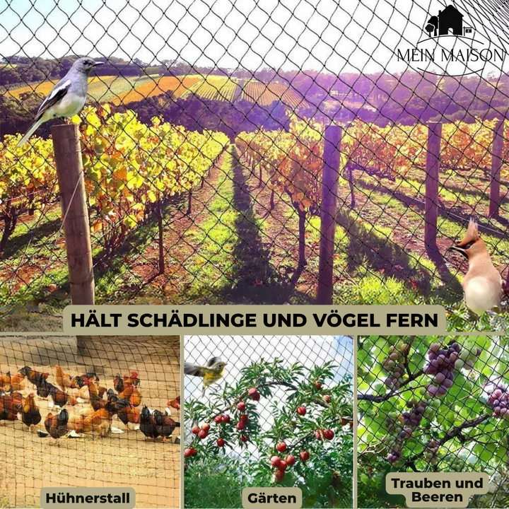 AgriNet Pro Filet de jardin | Résistant aux UV & Anti-déchirure | Protection des plantes polyvalente | Disponible en taille personnalisée