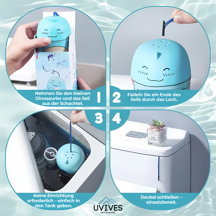 CleanDino – La solution propre pour vos toilettes
