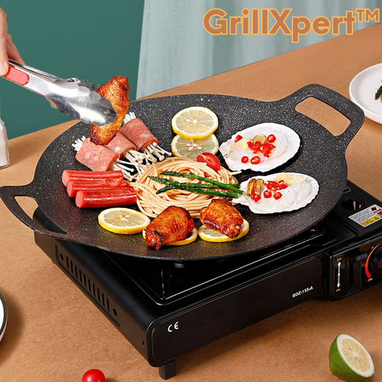 GrillXpert - Poêle à griller en pierre antiadhésive