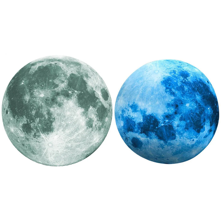 Autocollant mural Lune Lumineuse Lunaris Glow | Phosphorescent | 3 tailles | Autocollant et amovible