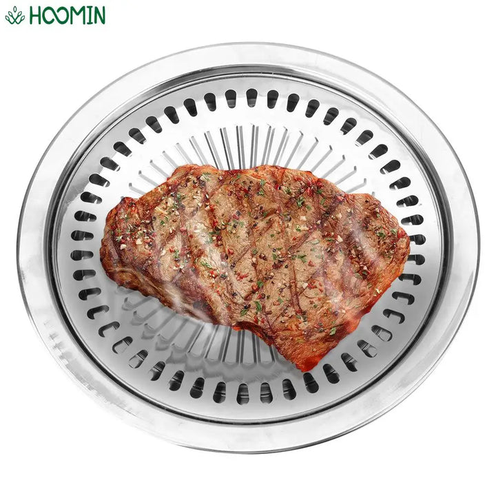 Grillossa Poêle à Griller Inox | Antiadhésif & Sans Graisse | Pour Plaques de Gaz & Électriques | Compatible Lave-Vaisselle