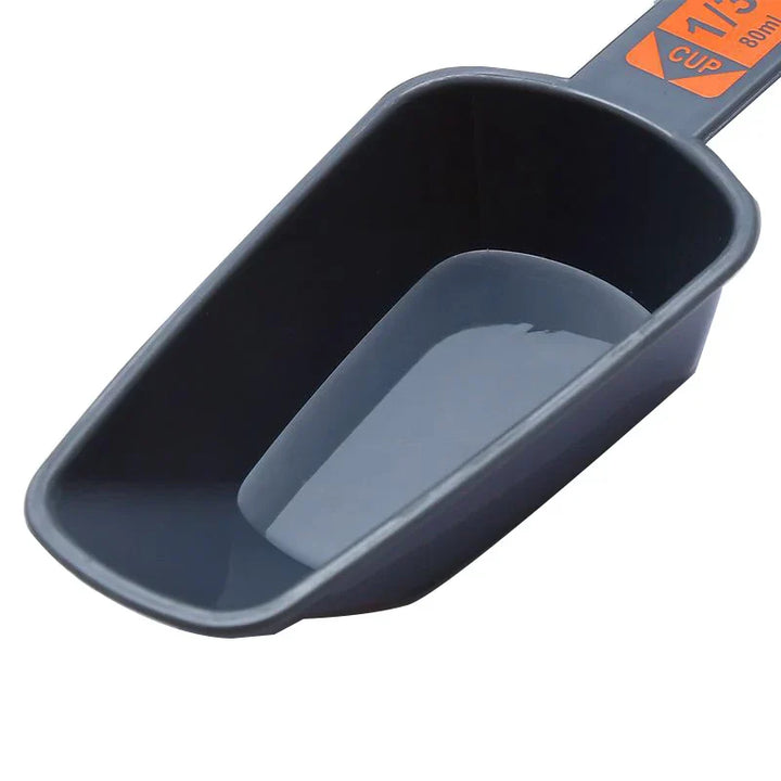 CookMate | Ensemble de 4 tasses à mesurer | 1/4 Cup à 1 Cup | Plastique avec échelle | Utensile de cuisine pour pâtisserie, cuisine & café
