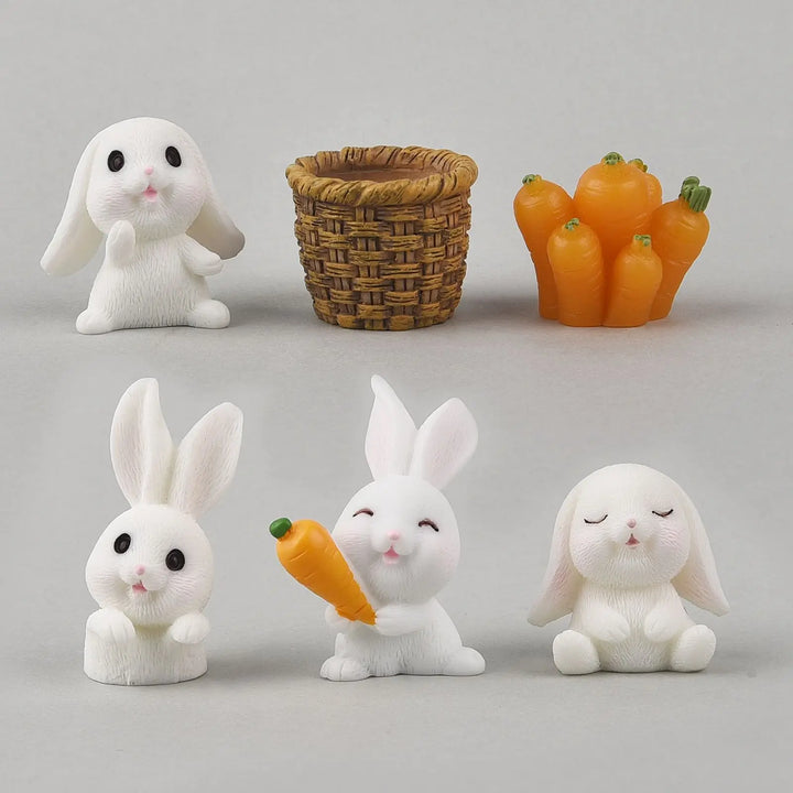 NuttyFriends Minis | Ensemble de figurines écureuils | 4 pièces | Figurines animales miniatures | Décoration & ensemble de jeu pour enfants & maison