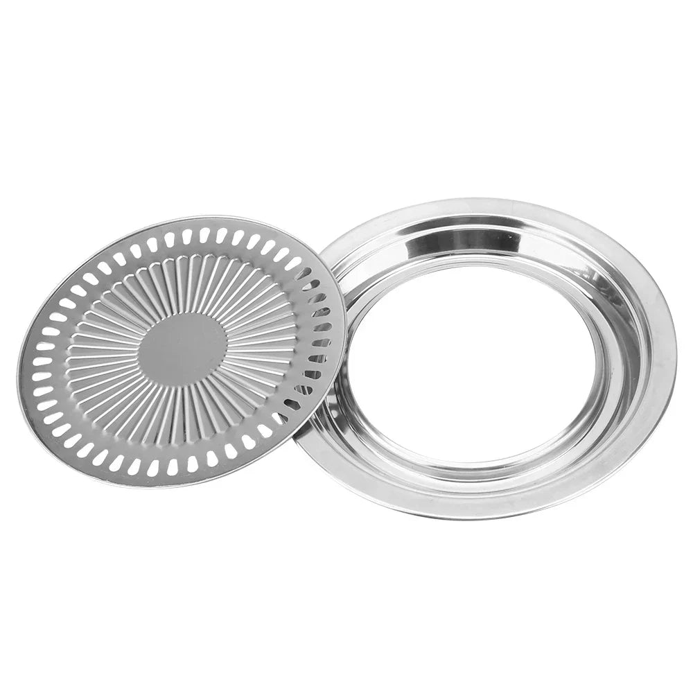 Grillossa Poêle à Griller Inox | Antiadhésif & Sans Graisse | Pour Plaques de Gaz & Électriques | Compatible Lave-Vaisselle