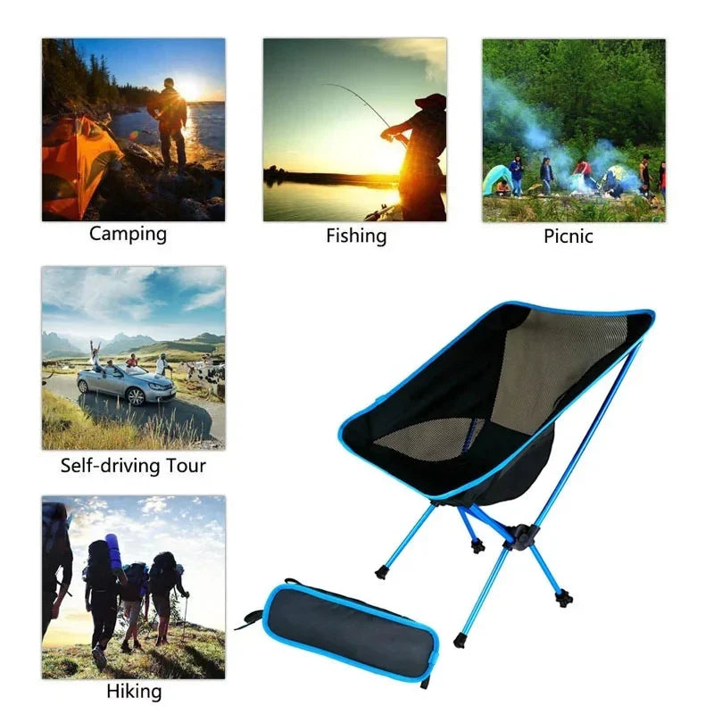 Ensemble Chaise de Camping & Couverture de Plage Flexora | Ultra Léger & Pliable | Inclus : Tapis de Pique-Nique Sable Résistant | Pour Plage, Randonnée & Pêche