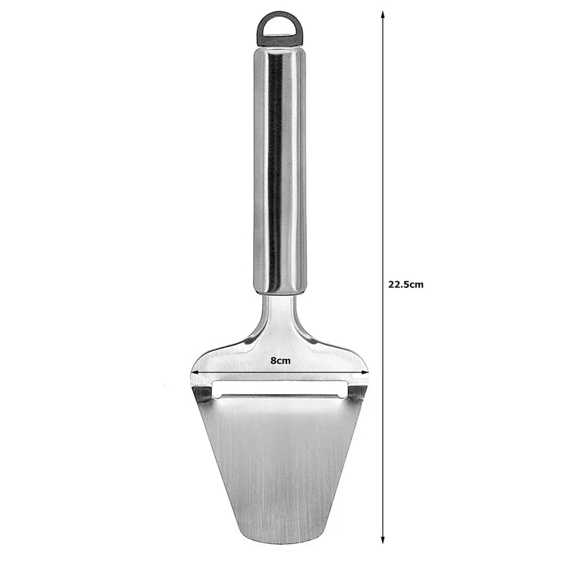 Slicerio Râpe à fromage en acier inoxydable | Découpe précise pour fromage & beurre | Robuste & Lavable au lave-vaisselle | env. 60 g
