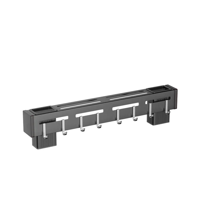 Support de couteaux mural en acier inoxydable Küchenform | Sans clous & gain de place | Avec crochets pour ustensiles de cuisine | Résistant à la rouille & moderne