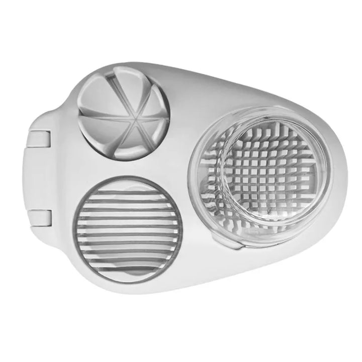 Schnibbolo 3-en-1 Coupe-oeufs & Coupe-légumes | Ustensile de cuisine manuel en acier inoxydable | Pour couper, hacher & couper en quartiers