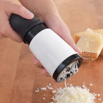 Râpe à fromage en acier inoxydable GRATEVO DuoCut | Inclut 2 inserts de coupe | Râpe à fromage robuste & râpe à légumes