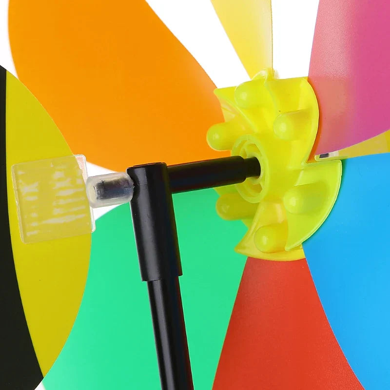 WindBee Éolienne 3D en forme d'abeille | Pliable & Résistante aux intempéries | Pour jardin, balcon & camping