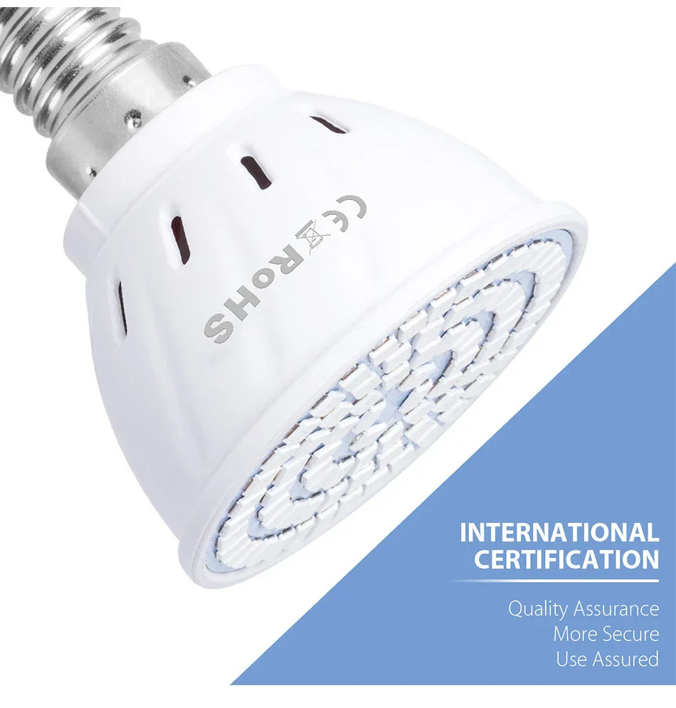 Lampe de culture LED | E27/E14/B22/GU10/MR16 | Plein spectre | 48/60 LEDs pour la croissance et la floraison