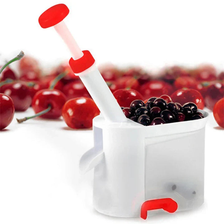 Dénoyauteur à cerises et raisins PuraBerry | Avec récipient de collecte | Facile à utiliser & facile à nettoyer