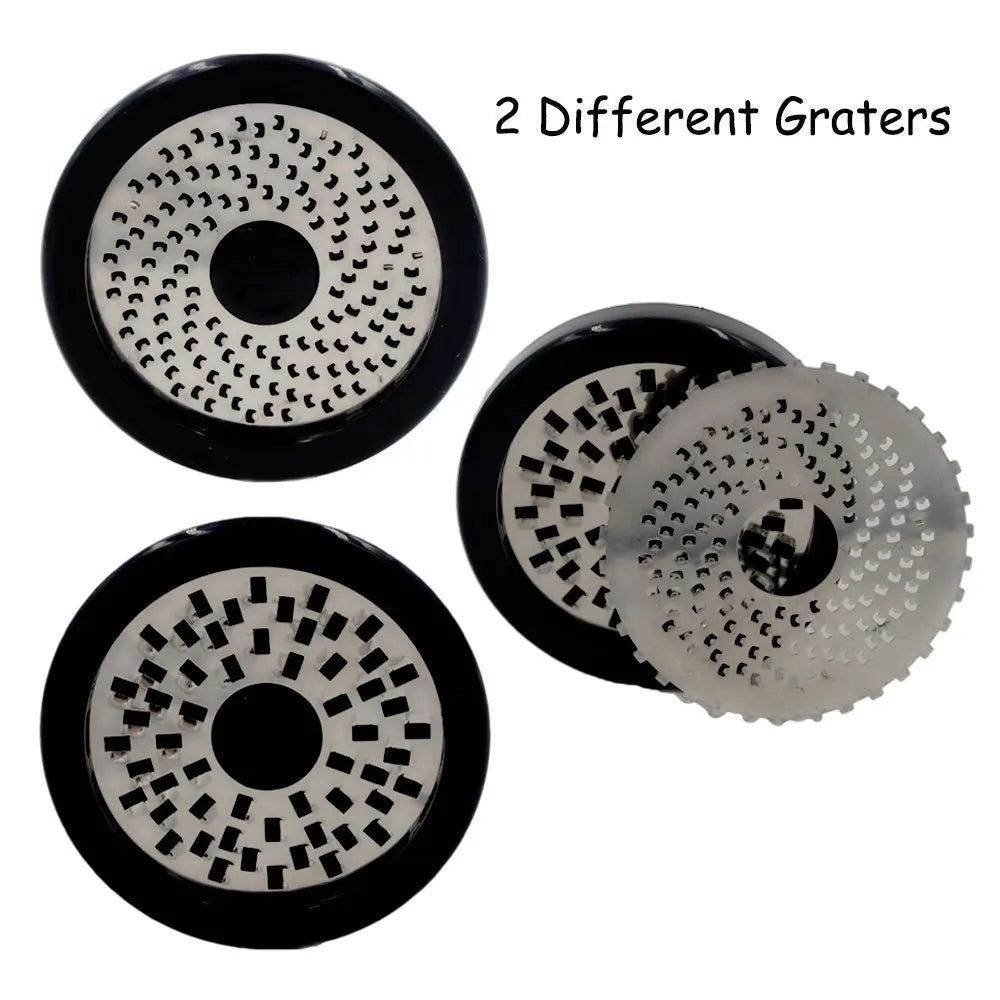 Râpe à fromage en acier inoxydable GRATEVO DuoCut | Inclut 2 inserts de coupe | Râpe à fromage robuste & râpe à légumes