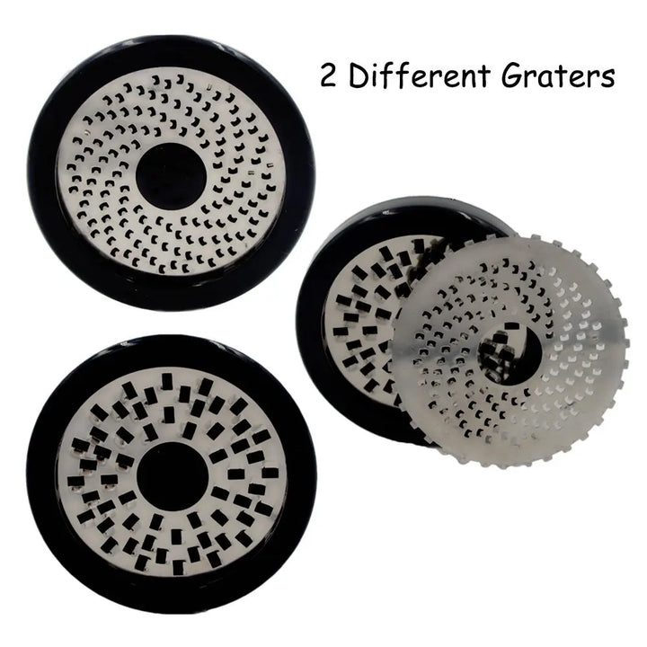 Râpe à fromage en acier inoxydable GRATEVO DuoCut | Inclut 2 inserts de coupe | Râpe à fromage robuste & râpe à légumes