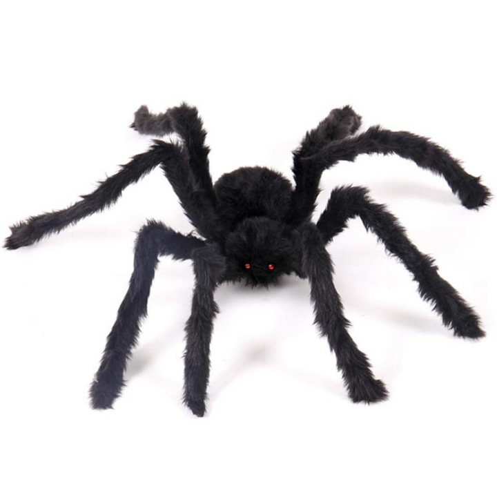Aracnora Halloween Araignée Géante | Envergure de 200 cm | Avec Yeux Lumineux Rouges | Pour Intérieur & Extérieur