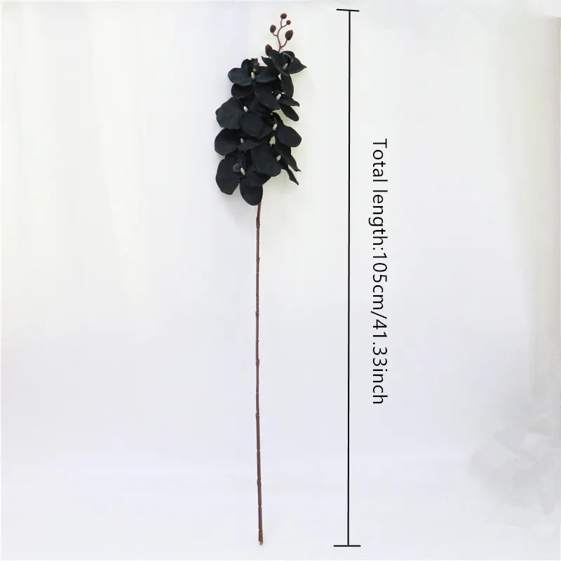 Orchidée Papillon Artificielle | 8 Fleurs | Soie | 68–105 cm | Décoration de Mariage & d'Intérieur