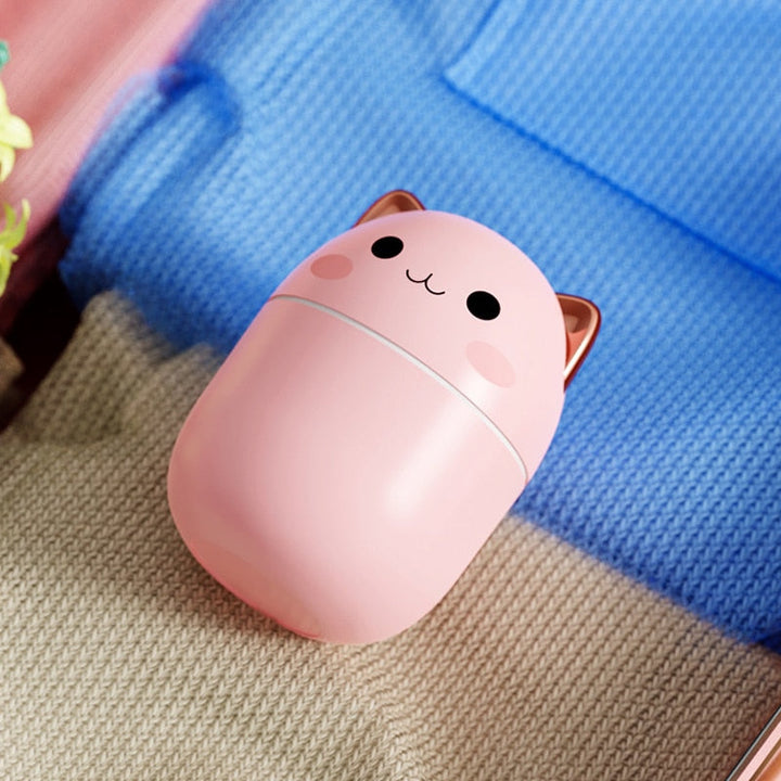 Humidificateur 2-en-1 et veilleuse DreamGlow | 200 ml | Blanc/Rose/Bleu