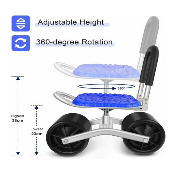 GrowGlide – Le tabouret de jardin rotatif !