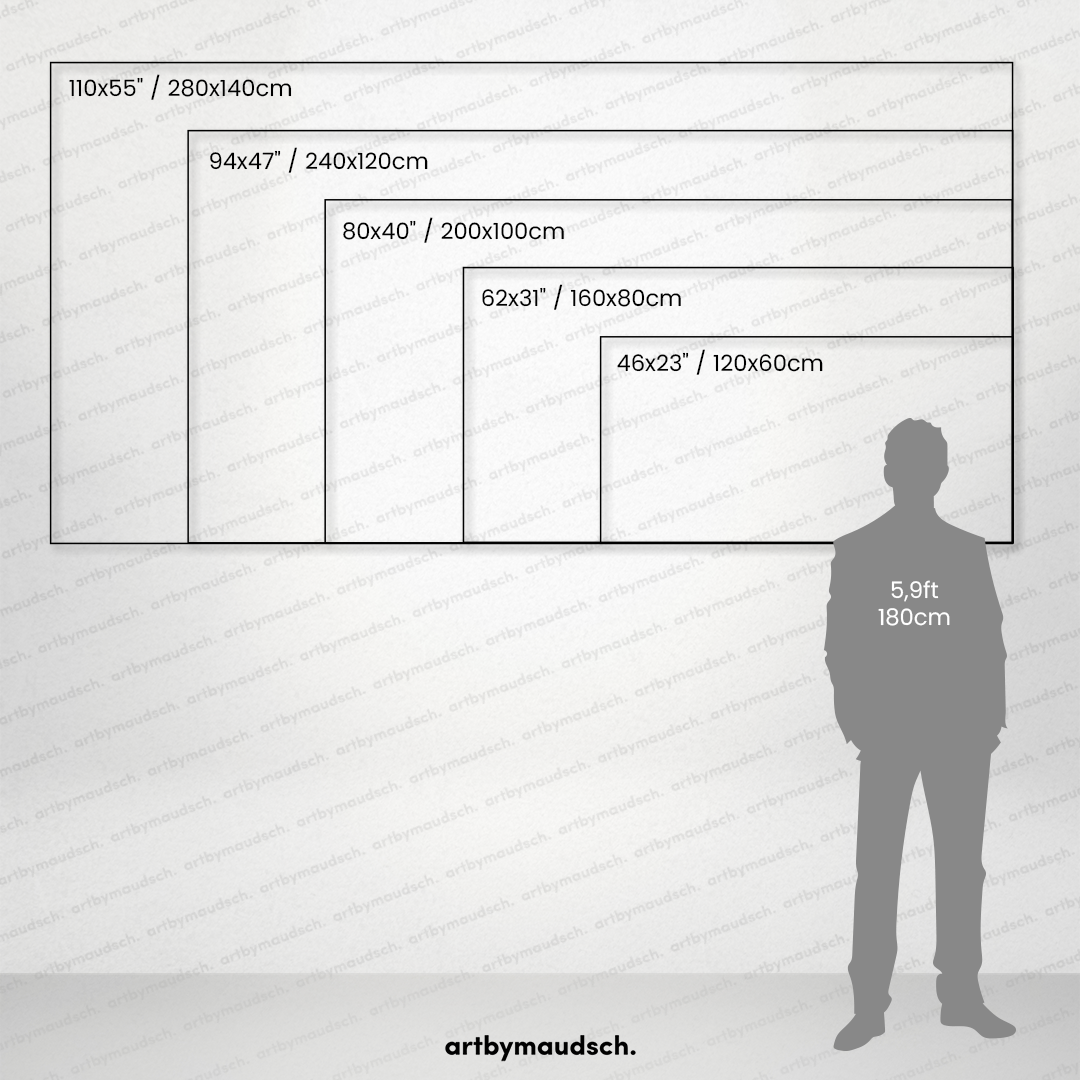 Peinture sur toile arc-en-ciel