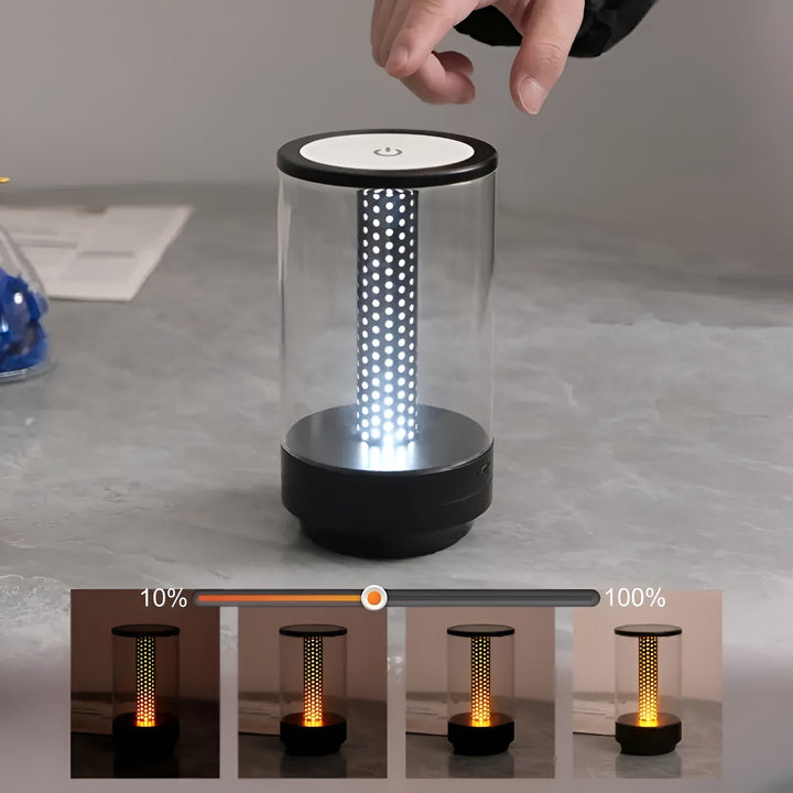 Lampe de table LED LumiHex | 3 modes de lumière & contrôle tactile | Modulaire & rechargeable | Noir/Gris/Or/Orange