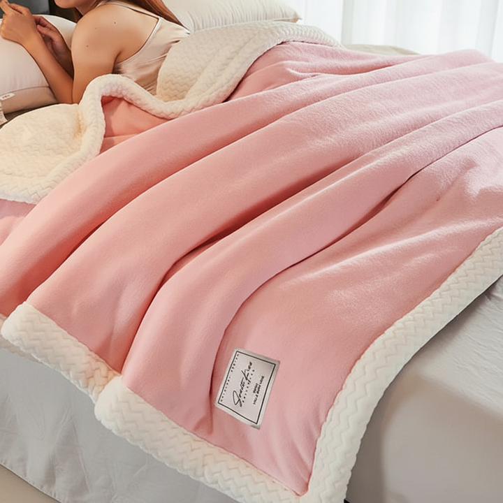 Couverture en Fleece CozyBlanket | Luxueuse & Douce | Chaleureuse & Légère | Polyvalente