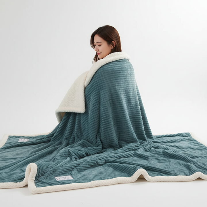 Couverture en Fleece CozyBlanket | Luxueuse & Douce | Chaleureuse & Légère | Polyvalente