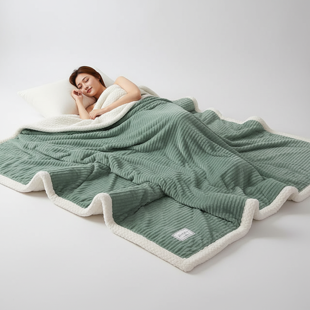 Couverture en Fleece CozyBlanket | Luxueuse & Douce | Chaleureuse & Légère | Polyvalente