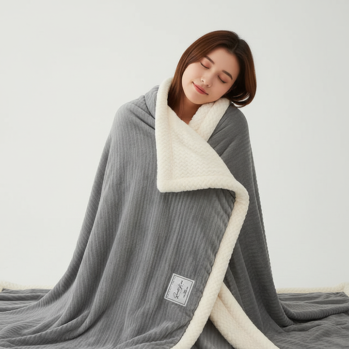 Couverture en Fleece CozyBlanket | Luxueuse & Douce | Chaleureuse & Légère | Polyvalente