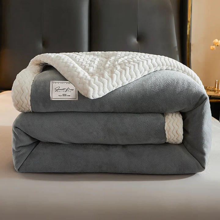 Couverture en Fleece CozyBlanket | Luxueuse & Douce | Chaleureuse & Légère | Polyvalente