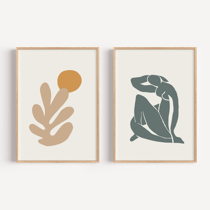 Ensemble d’Affiches Art Matisse Nu Corail