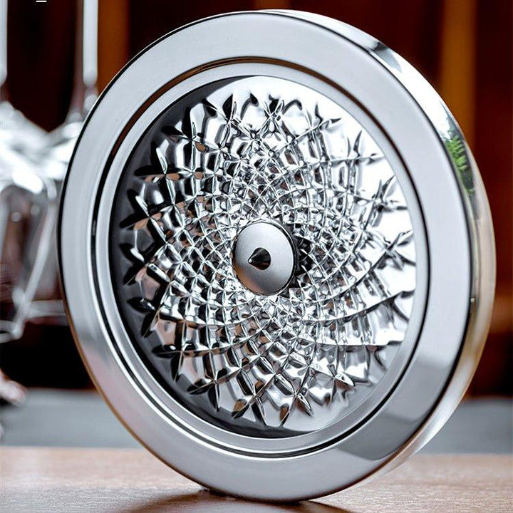 Carafe à vin soufflée à la main rotative à 360°