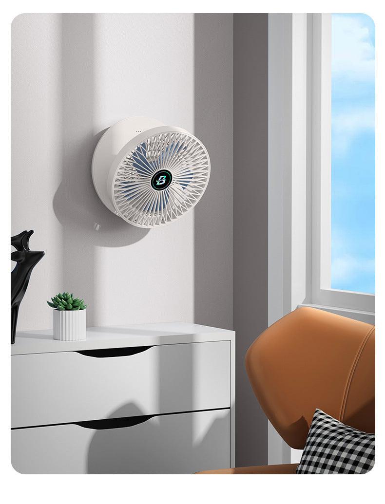 BriseFlex Ventilateur de Table et Mural Pliable | Sans Fil & Ultra Silencieux | 3 Vitesses | Rechargeable
