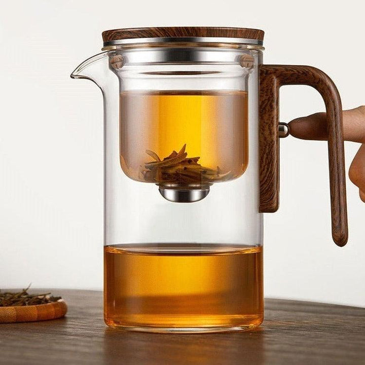 Tealuxe - Théière élégante en verre avec infuseur