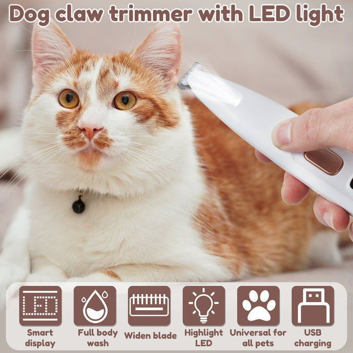 1+1 GRATUIT | PawPerfect - Tondeuse à poils LED pour animaux Pro