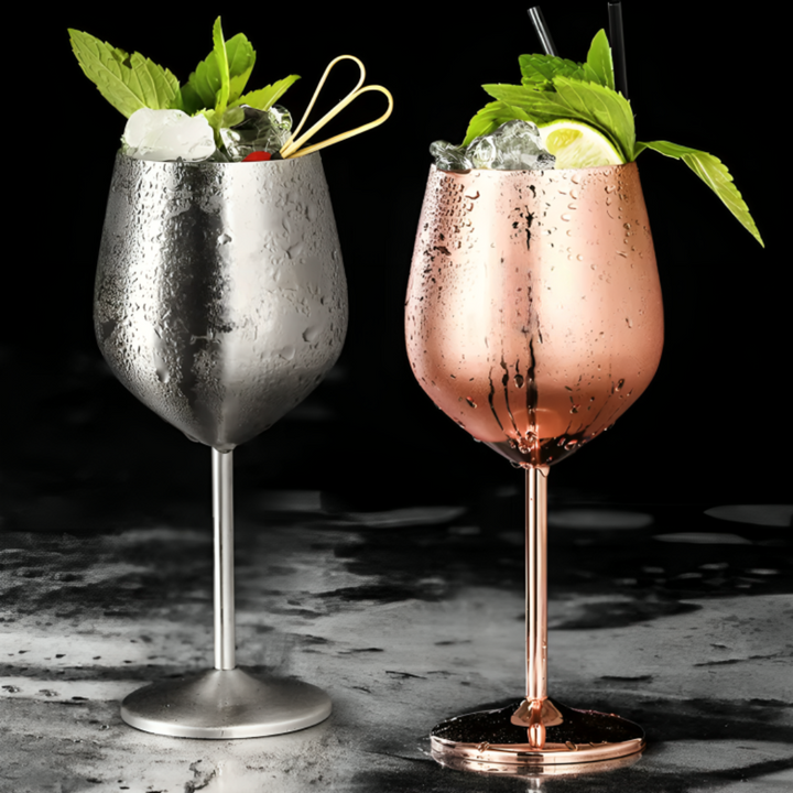 1+1 GRATUIT | SteelSavor - Verre à vin en acier inoxydable