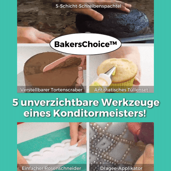 BakersChoice - 5 Outils Indispensables pour la Pâtisserie