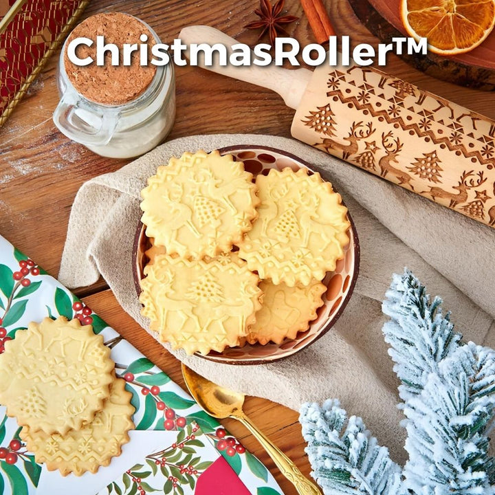 ChristmasRoller™ - Rouleau à pâtisserie de Noël pour biscuits [Dernier jour de réduction]