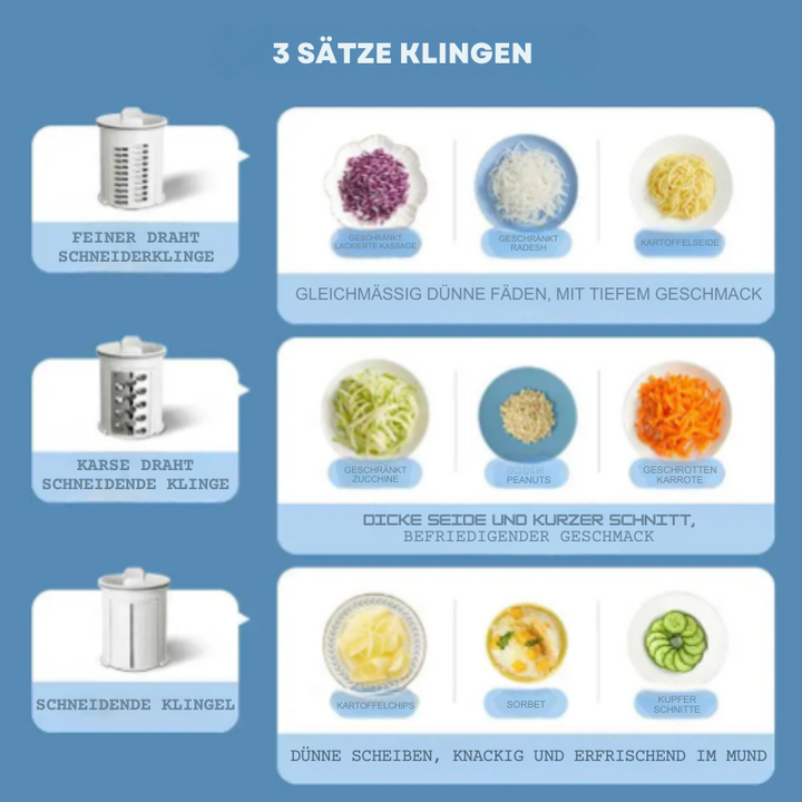 PowerSlicer - L'outil de cuisine multifonctionnel pour couper les légumes sans effort