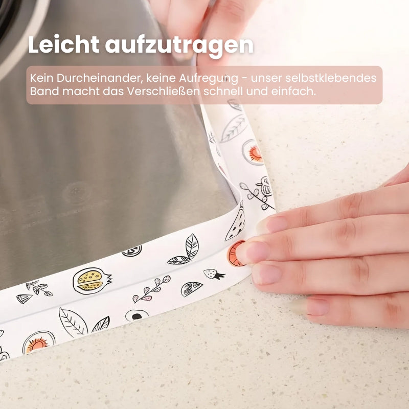 TightSeal - Ruban d'étanchéité en PVC étanche pour la cuisine et la salle de bain