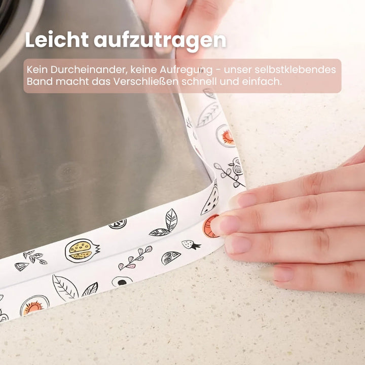 TightSeal - Ruban d'étanchéité en PVC étanche pour la cuisine et la salle de bain