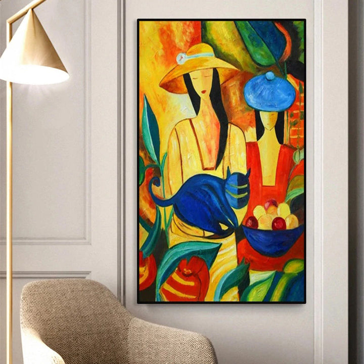 Peinture sur toile de style Picasso
