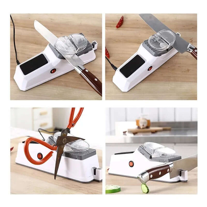 BladeBooster - Aiguiseur de couteaux électrique - 5 disques abrasifs gratuits + Livraison gratuite !