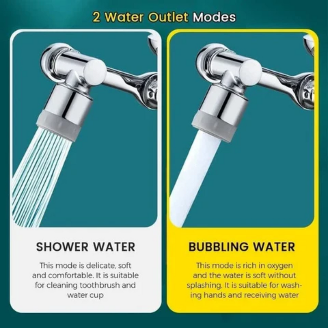 1+1 GRATUIT | WaterWhirl - Robinet pivotant à 360° avec douchette réglable