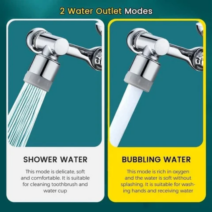 1+1 GRATUIT | WaterWhirl - Robinet pivotant à 360° avec douchette réglable