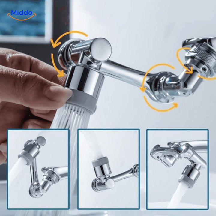 1+1 GRATUIT | WaterWhirl - Robinet pivotant à 360° avec douchette réglable