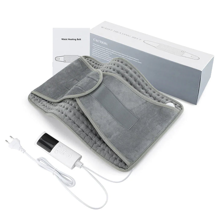 ThermaEase Coussin Chauffant Électrique | Ceinture Chauffante Multifonctionnelle pour le Dos & la Taille | 9 Niveaux de Température & 4 Options de Minuteur