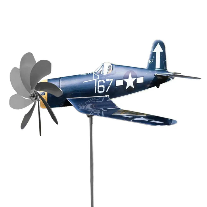 Windspiel AeroTwist | Éolienne en acier inoxydable | Résistante aux intempéries & tournant dans le vent | Pour jardin, terrasse & balcon