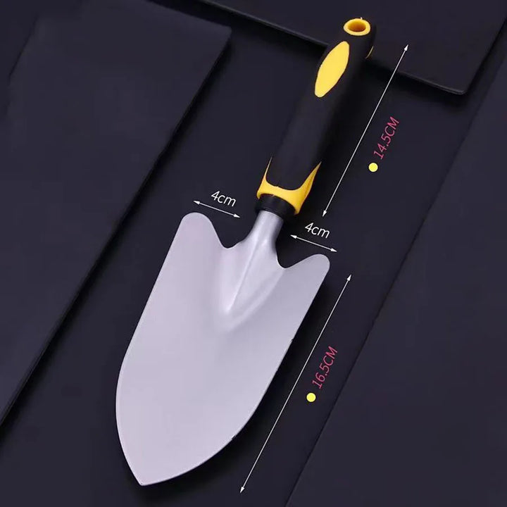Ensemble d'outils de jardin Groviva 4 pièces | Acier inoxydable | Binette & Pelle | Pour creuser, planter & désherber